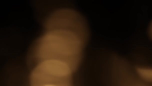 or jaune particules bokeh fond 