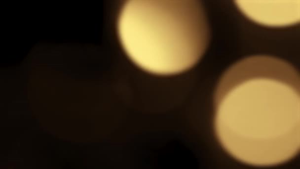 or jaune particules bokeh fond 