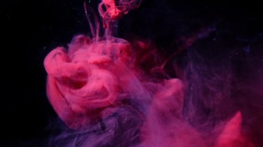 Renkli mürekkep ve boya sıvı tepki. Arka plan doku