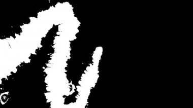 Beyaz arka plan üzerinde mürekkep damlaması