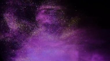 Siyah arka plan üzerine pembe parlak boya