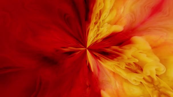 Abstrait encre rouge et jaune fond couleur futuriste.