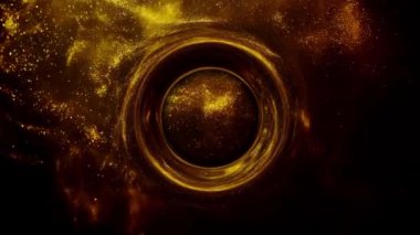 Güzel soyut turuncu ve siyah arkaplan parlak boya baloncukları. Güzellik tasarımı arka planı.