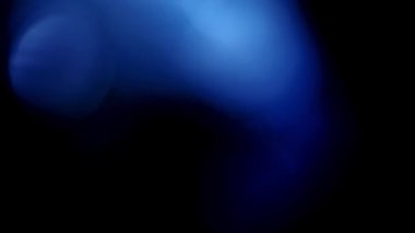 Soyut Mavi Parçacıklar. Arkaplan Bokeh