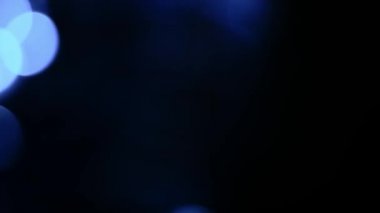Soyut Mavi Parçacıklar. Arkaplan Bokeh