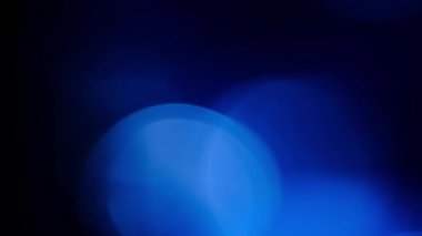 Soyut Mavi Parçacıklar. Arkaplan Bokeh