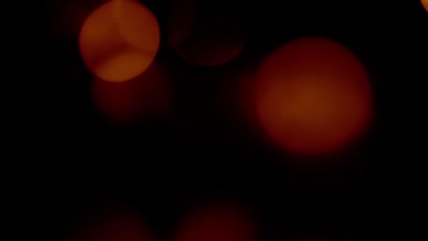 Effetto Bokeh astratto rosso chiaro. Oro sfondo astratto — Video Stock