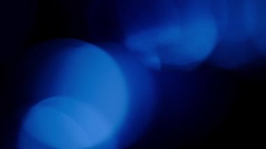 Soyut Mavi Parçacıklar. Arkaplan Bokeh