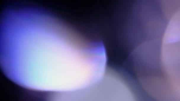 Partículas azules abstractas. Fondo Bokeh — Vídeo de stock