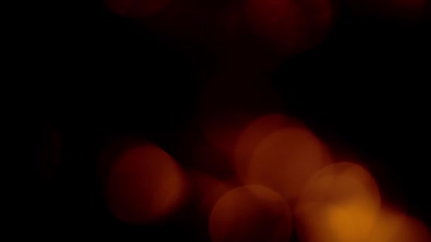 Effetto Bokeh astratto rosso chiaro. Oro sfondo astratto — Video Stock