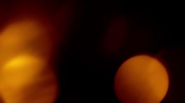 Kırmızı Parçacıklar. Arkaplan Bokeh Bulanık VFX
