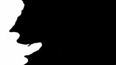 Hareket paketi 04. Siyah Arkaplanda Mürekkep Düşüyor 4k Görüntü Mürekkep Görüntüsü Geçiş Beyaz Mürekkep Damlaları Siyah Arkaplanda Düşüyor