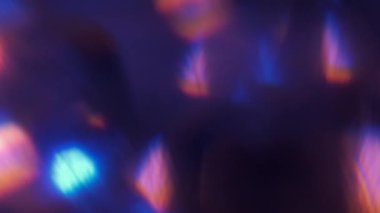 Kara Arkaplanda Prizma Işığı Parıltısı