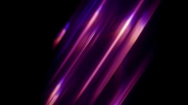 Dikey parlayan çizgiler uzayda hareket eder. Soyut floresan arka plan. Neon arkaplanı