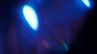 Prism Gökkuşağı Işığı Siyah Arkaplan 'da