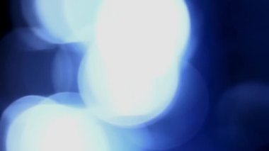 Mavi Bokeh Parçacıkları. Arkaplan özeti