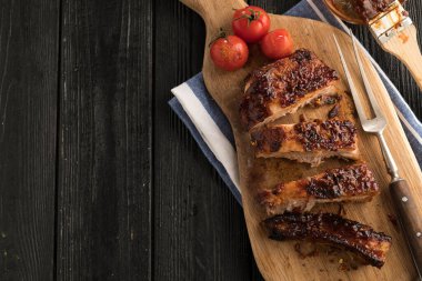 Yemek pişirmek için renkli sebze malzemeleri. Kopyalama alanı