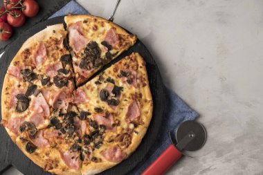 Yemek pişirmek için renkli sebze malzemeleri. Kopyalama alanı