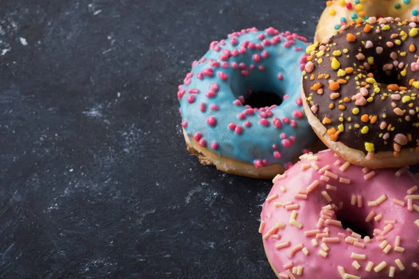 Kopyalama alanı olan renkli donutlar