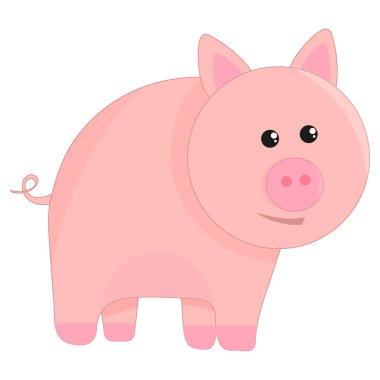 Tatlı domuz çizgi filmi.