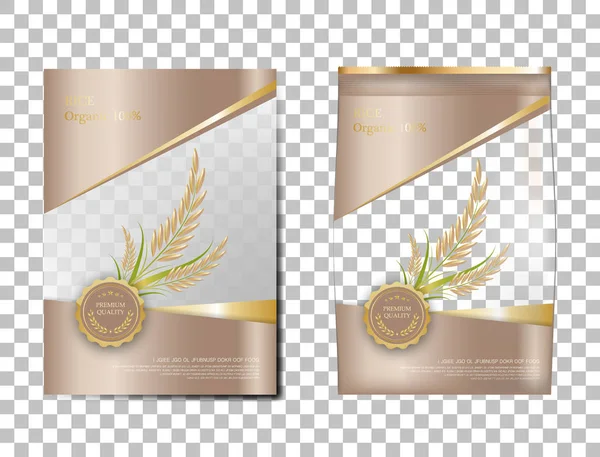 Продукты Питания Таиланда Коричневое Золото Баннер Шаблон Плаката Векторного Дизайна — стоковый вектор