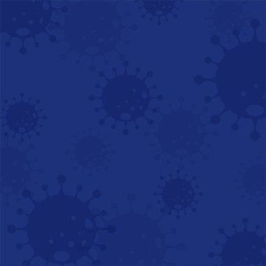 Covid-19 Coronavirus konsepti salgın salgını geçmişi. Hastalık hücresi ile birlikte salgın sağlık riski konsepti tehlikeli vektör tasarımı.