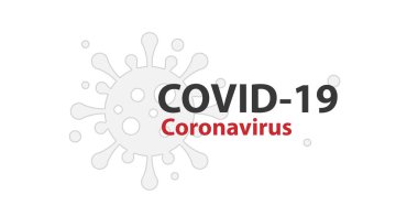 Covid-19 Corona virüs konsepti grip salgını geçmişi. Hastalık hücresi ile birlikte salgın sağlık riski konsepti tehlikeli vektör tasarımı.