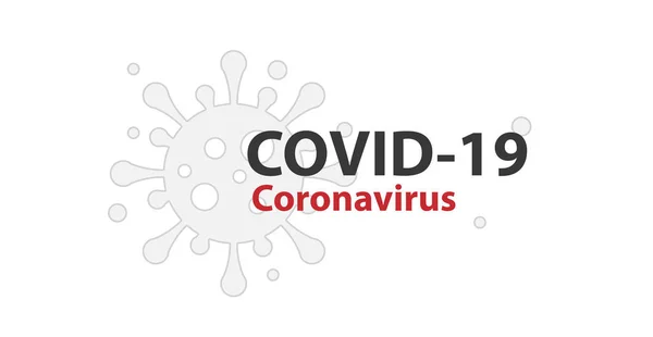 Covid Corona Virus Concept Uitbraak Influenza Achtergrond Pandemisch Medisch Gezondheidsrisico — Stockvector