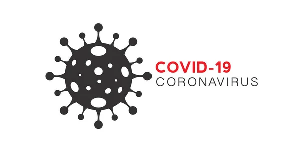 Covid Corona Virus Concept Uitbraak Influenza Achtergrond Pandemisch Medisch Gezondheidsrisico — Stockvector