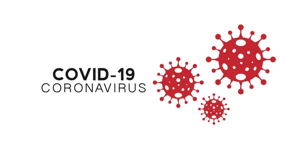 Covid Corona病毒概念爆发流感的背景 带有疾病细胞的大流行病医疗风险概念是一种危险的病媒设计 — 图库矢量图片