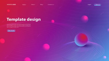 Soyut arka plan modern tasarım. İniş Sayfası. Web siteleri veya uygulamalar için şablon. Vektör.