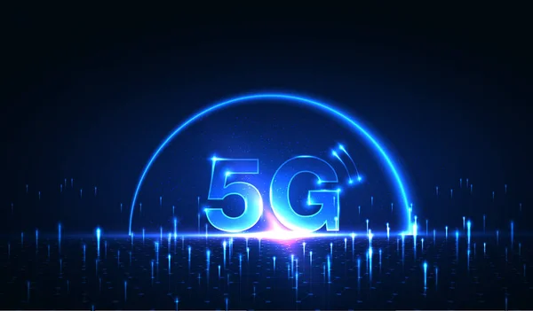 5G ağ kablosuz internet kablosuz internet bağlantısı ve bunun gibi şeyler. Akıllı şehir ve iletişim ağı konsepti. Yüksek hız, geniş bant telekomünikasyon. vektör tasarımı.