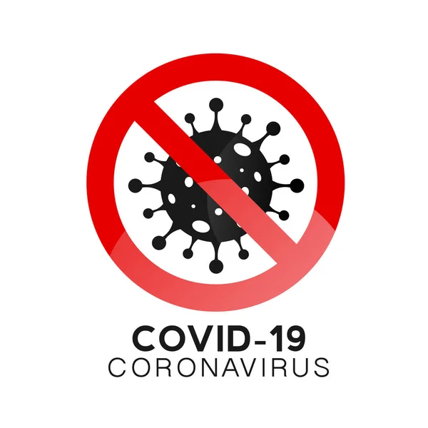 Stop Het Coronavirus Coronavirus Uitbraak Het Gevaar Van Het Coronavirus — Stockvector