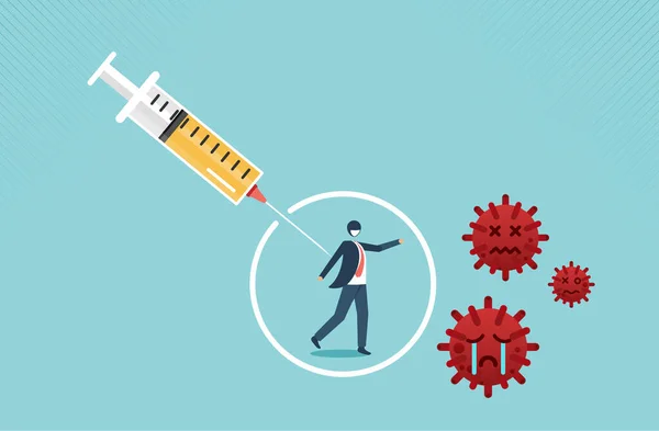 Coronavirus Covid Tratamiento Vacunas Descubrimiento Medicamentos Para Salvar Las Personas — Archivo Imágenes Vectoriales