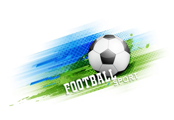 Futball Vagy Futball Verseny Sablon Plakát Vagy Banner Vektor Tervezés — Stock Vector