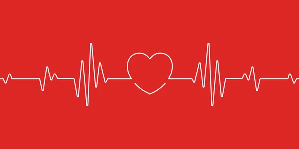 Corazón Latido Salud Ciencia Icono Innovación Médica Concepto Fondo Vector — Vector de stock