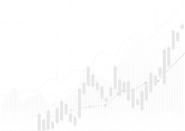 Business Ljus Stick Diagram Diagram Över Aktiemarknaden Investeringar Handel Bullish — Stock vektor