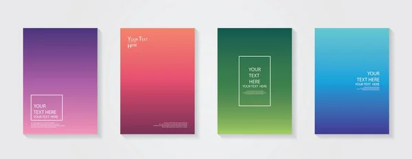 动态彩色渐变 未来的几何图案 紫色海报模板 最低限度的现代覆盖设计 — 图库矢量图片