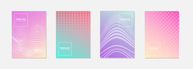 Sanatsal kapaklar ya da poster tasarımı. Yaratıcı arkaplanlar.