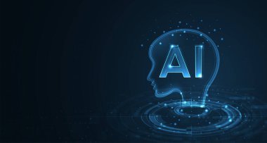 Yapay zeka, makine öğrenimi, ai, gelecekteki teknoloji sanat çalışmaları, madencilik, izometrik, nöral ağ, makine programlama ve ilgili web afişi için derin veri öğrenimi. vektör Resimleri.