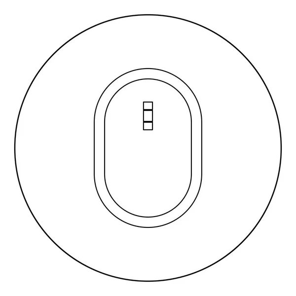 마우스 아이콘 서클에 일러스트 — 스톡 벡터
