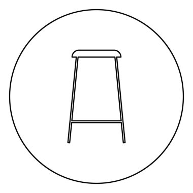 Noel kurabiye siyah daire Anahat vektör illüstrasyon izole simgesinde