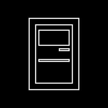 Beyaz simgedir terminal hizmeti. Basit tarzı .