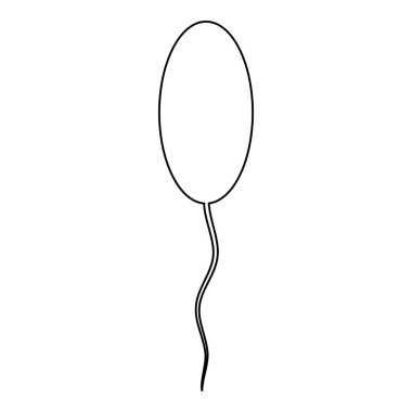 Siyah olan sperm simge renk .