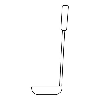 Siyah renk simge yoktur kepçe çorba .