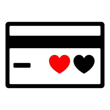 Bank card icon  vector illustration isolated icon black color vector illustration isolated