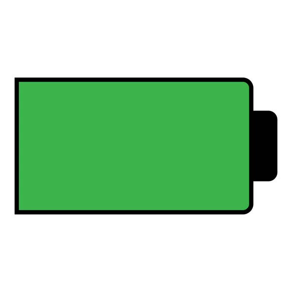Condição Bateria Carga Vetor Completo Ilustração Ícone Cor Preta Vetor — Vetor de Stock