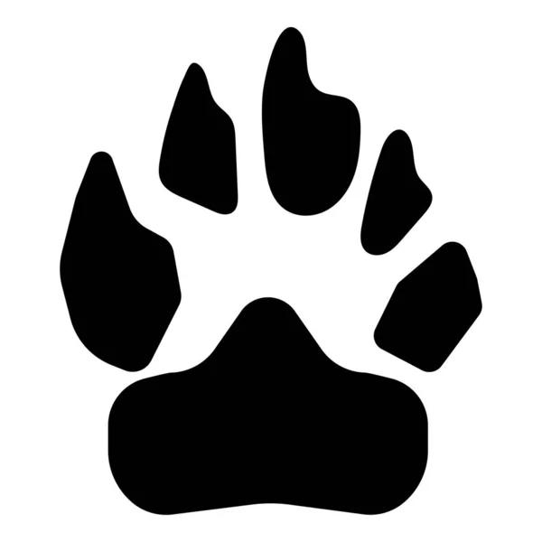 Print Paw Wild Animal Claw Track Footprint Predatory Pawprint Contour Stock  Vector by ©seregasss435 502893422