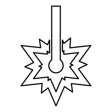 Lazer çalışma Lazer hattı kıvılcım Kaynak sembolü Gravür kavramı Lazer gravür patlama kesme simgesi anahat siyah renk vektör illüstrasyon düz stil görüntü