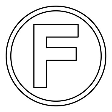 Giysi bakım sembolleri kullanarak hidrokarbon monoklorotriklorometan ile temizleme Çamaşır konsepti Çamaşır işareti simgesi anahat siyah renk vektör illüstrasyon düz stil görüntü